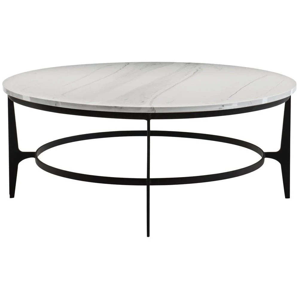Avondale Round Metal Cocktail Table | France and Son
