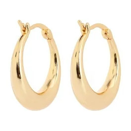 Time and Tru Goldtone Bubble Hoop Earring, 1 Pair | Walmart (US)