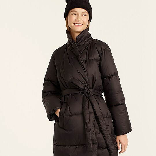 Puffer wrap coat with PrimaLoft® | J. Crew US