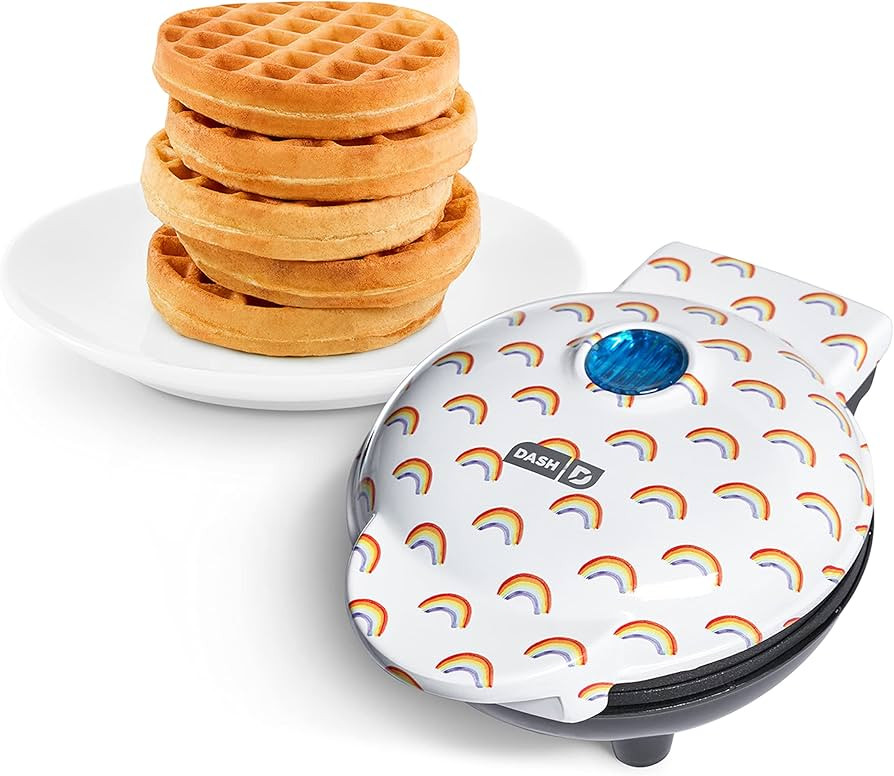 DASH DMW100RP Mini Maker for Individual Waffles, Hash Browns, Keto Chaffles with Easy to Clean, N... | Amazon (US)