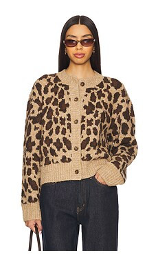 Lovers and Friends Florent Cardigan in Leopard from Revolve.com | Revolve Clothing (Global)