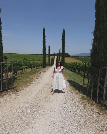 Doen dresses always and forever. Last year in Tuscany  