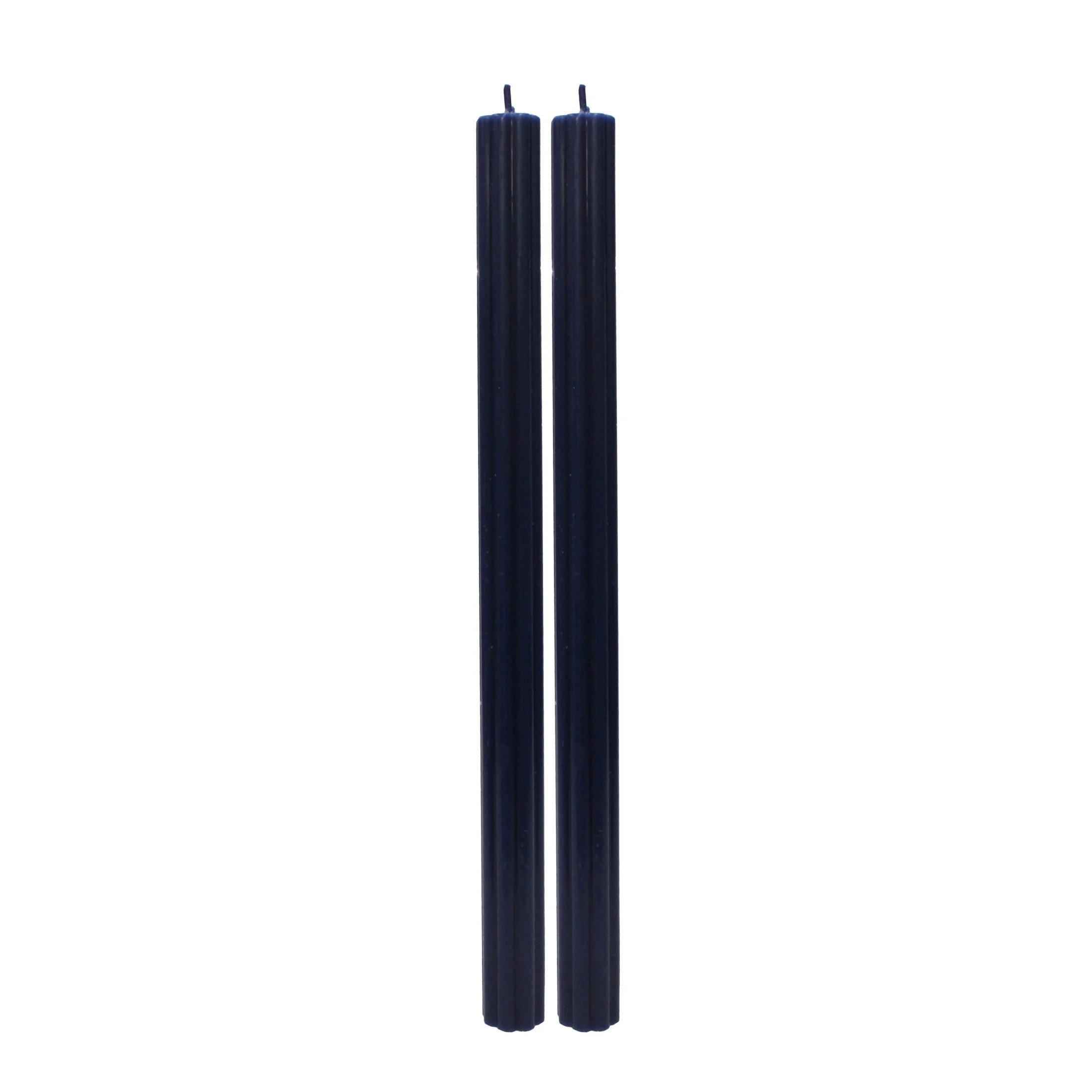 Better Homes & Gardens Unscented Taper Candles, Dark Blue, 2-Pack, 11 Inches Height | Walmart (US)