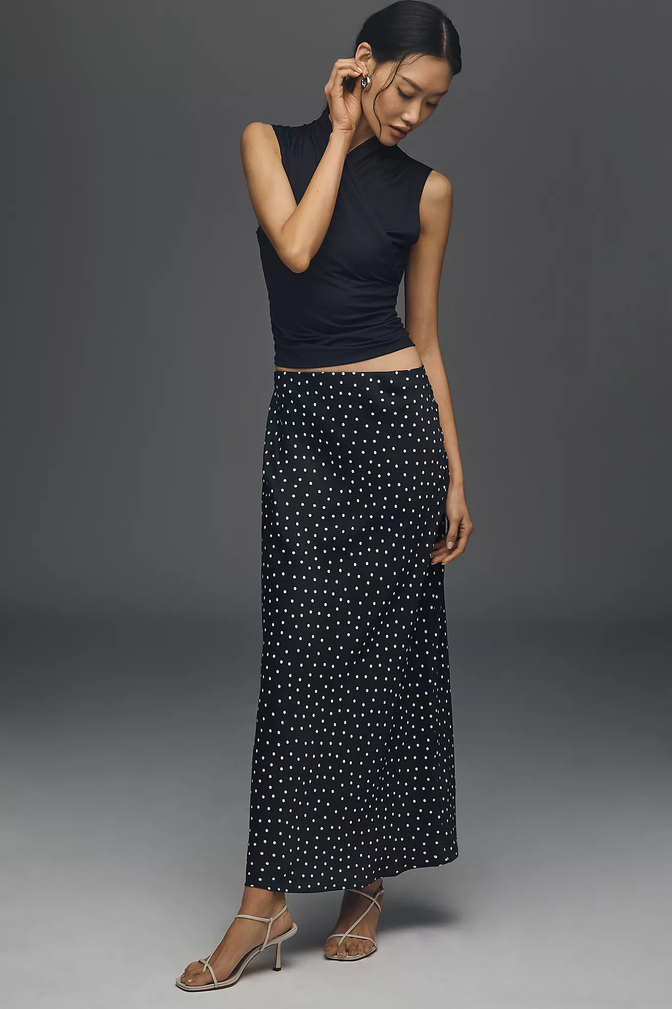 By Anthropologie Wrap Mock-Neck Muscle Tank | Anthropologie (US)