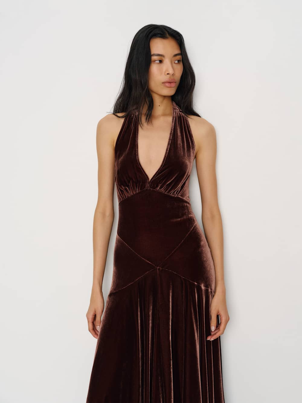 Briony Velvet Dress | Reformation (Global)