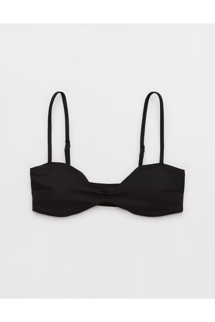 Aerie The Babe Bikini Top Women's True Black XL | Aerie