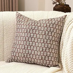 20x20 Pillow Covers Floral Pillow Covers Farmhouse Neutral Pillow Covers Decorative Pillows for C... | Amazon (US)