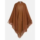 Scenario Women's Fringe Shawl, Black Soot | Walmart (US)