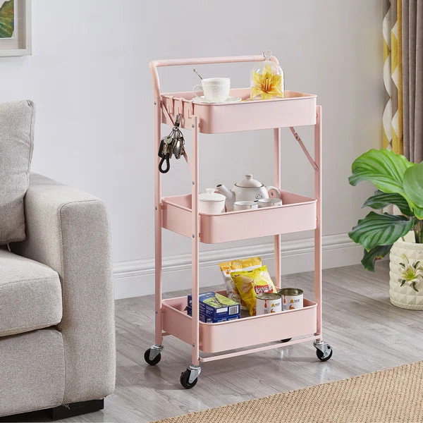 Foldable Rolling Utility Cart | Wayfair North America