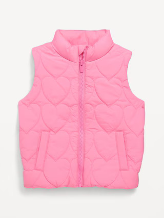 Water-Resistant Quilted Puffer Vest for Toddler Girls | Old Navy (US)