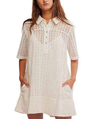 Free People Women's Remino Eyelet Mini Dress - Macy's | Macy's