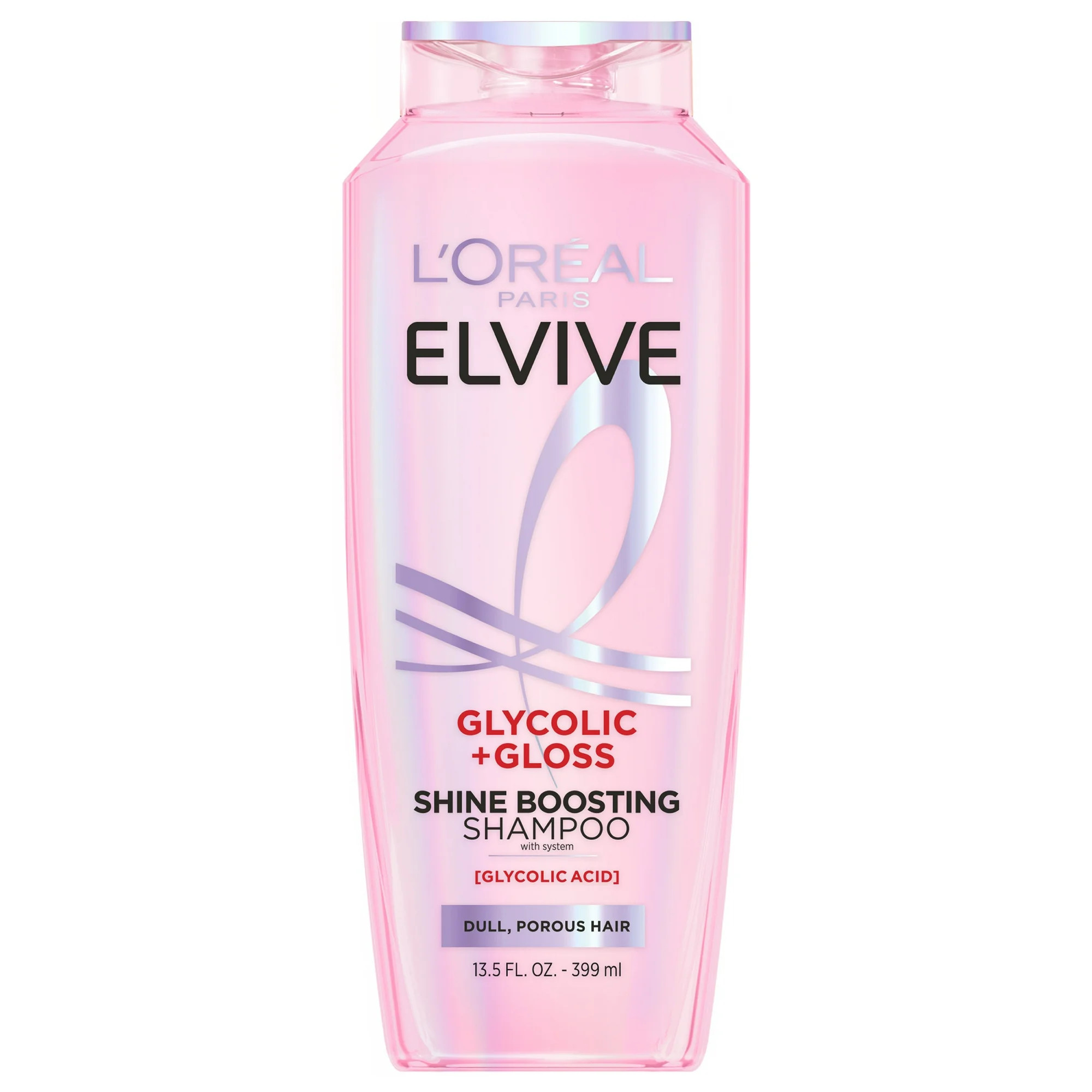 L'Oreal Paris Elvive Glycolic Gloss Shine Enhancing Shampoo, 13.5 fl oz - Walmart.com | Walmart (US)