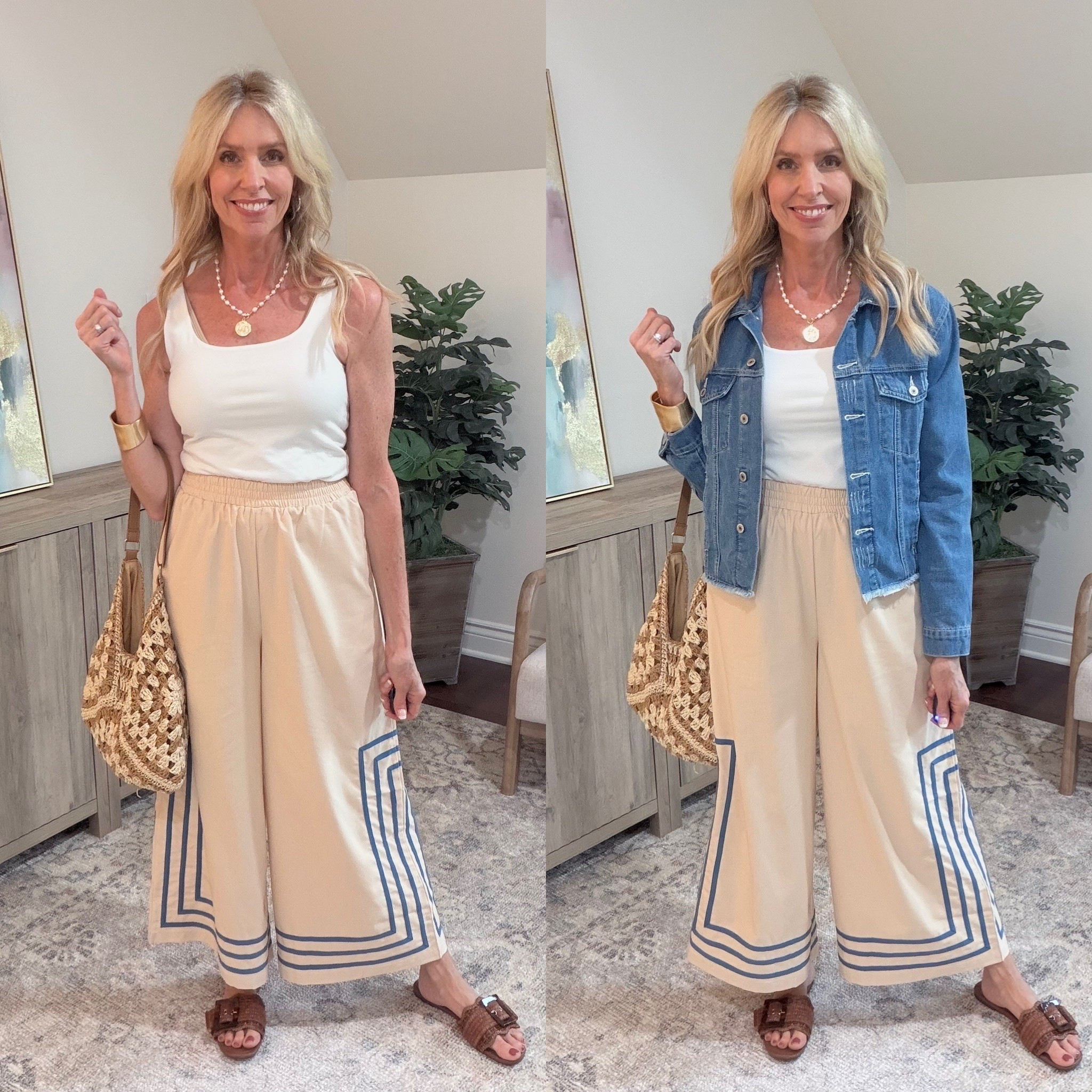 Need a reason to put the leggings aside? These adorable pants from Amazon are just as comfortable!  They feature a wide leg with an elevated trim and a stretchy waistband. Plus they are super easy to style. A++++!

#LTKgrwm #LTKootd #LTKOver40