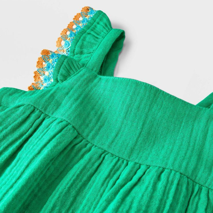 Baby Girls' Gauze Eyelet Jumpsuit - Cat & Jack™ | Target