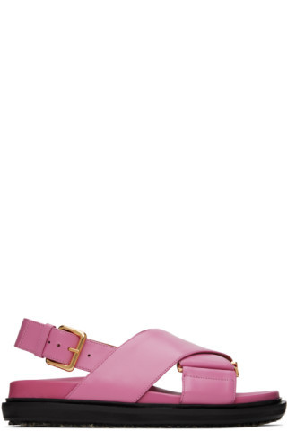 Pink Fussbett Sandals | SSENSE