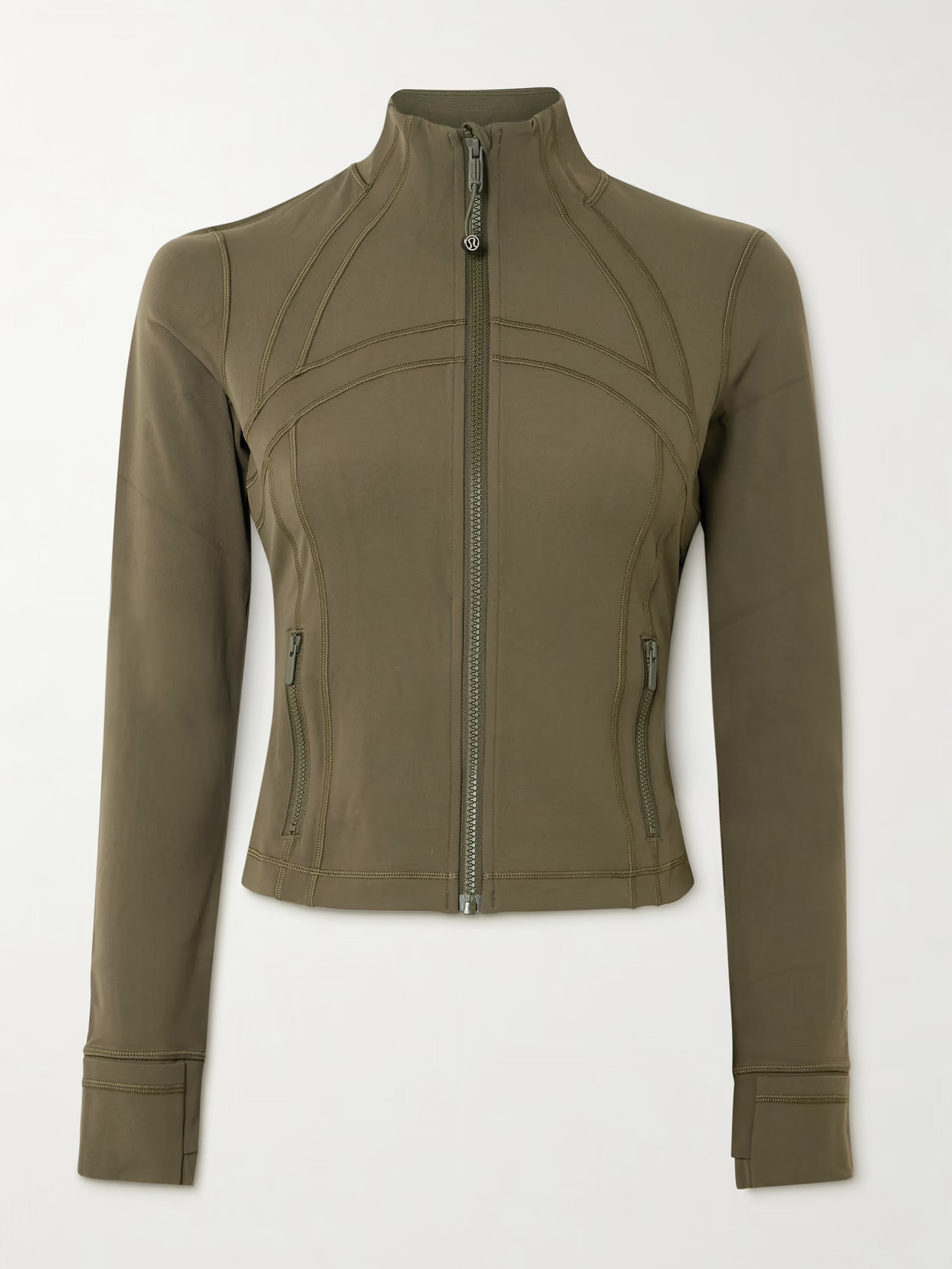 lululemon - Define Cropped Nulu Jacket - Green | NET-A-PORTER (US)