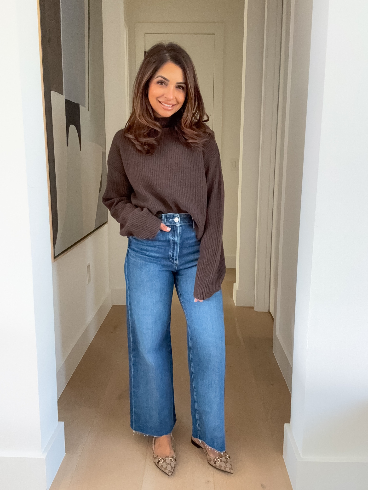 Another way to mix and match these two fall pieces from Nordstrom. These jeans are so comfy! Wearing size XS in the sweater and size 25 in the jeans.

#LTKHoliday #LTKStyleTip #LTKSeasonal
