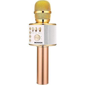 BONAOK Wireless Bluetooth Karaoke Microphone, 3-in-1 Portable Handheld Mic Speaker Machine for Al... | Amazon (CA)