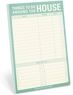 Knock Knock Things To Do Around the House Pad, Honey-Do List Notepad, 6 x 9-inches | Amazon (US)