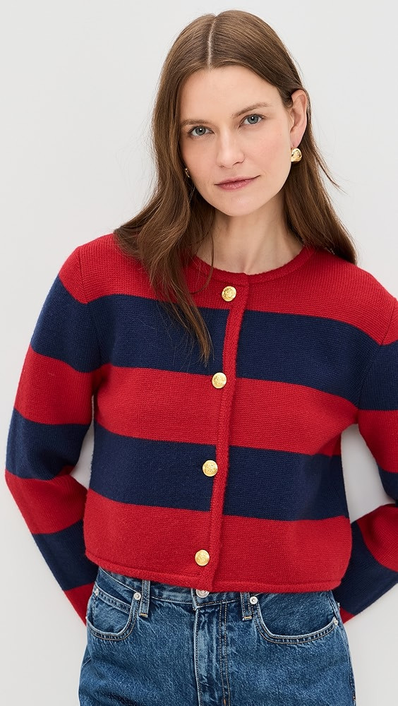 English Factory Striped Knit Cardigan | Shopbop | Shopbop