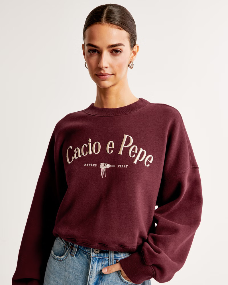 Pasta Graphic Sunday Crew | Abercrombie & Fitch (US)
