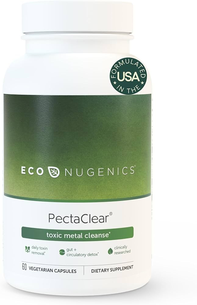 EcoNugenics PectaClear Detox Supplement for Toxic Metal Cleanse – Naturally & Safely Eliminates... | Amazon (US)
