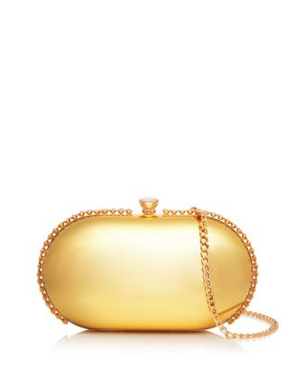 Mirror Metallic Patent Minaudière Clutch - Exclusive | Bloomingdale's (US)