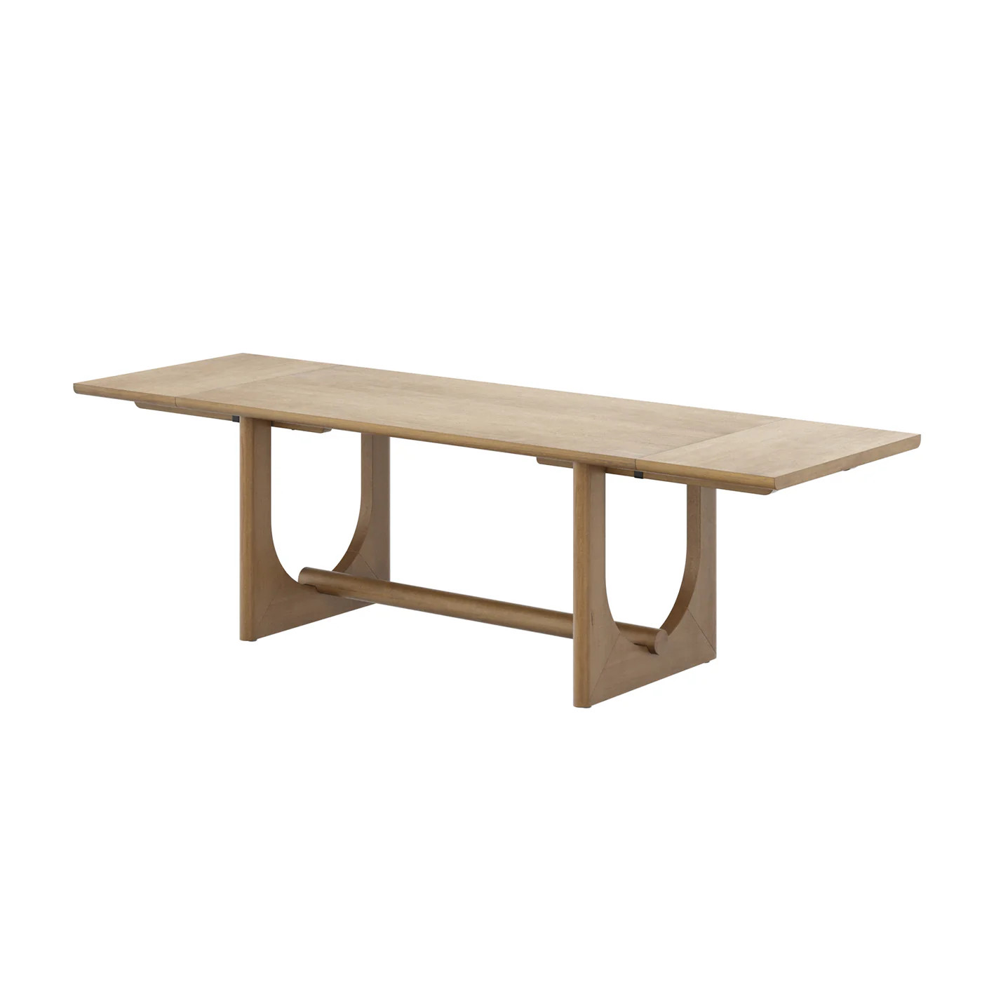Wood Dining Room Table with Leaf Extension for 8 | Nathan James