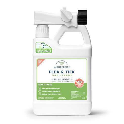 Wondercide - Ready to Use Flea, Tick, and Mosquito Yard Spray with Natural Essential Oils – Mosquito and Insect Killer, Treatment, and Repellent - Plant-Based - Safe Around Pets, Plants, Kids - 32 oz | Amazon (US)