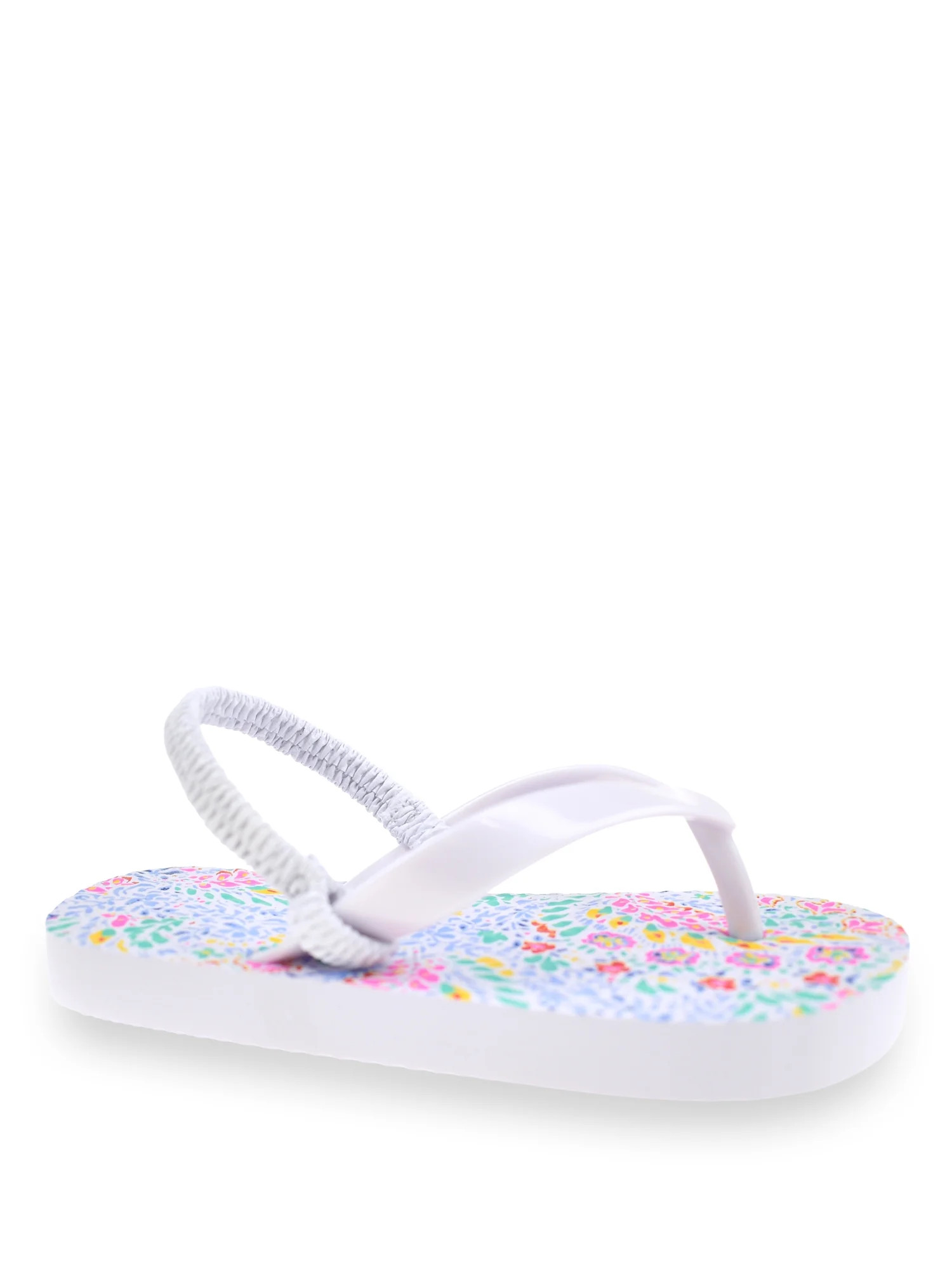 Wonder Nation Toddler Girls Printed Flip Flop | Walmart (US)