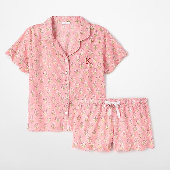 Block Print Short Pajama Set | Mark and Graham
