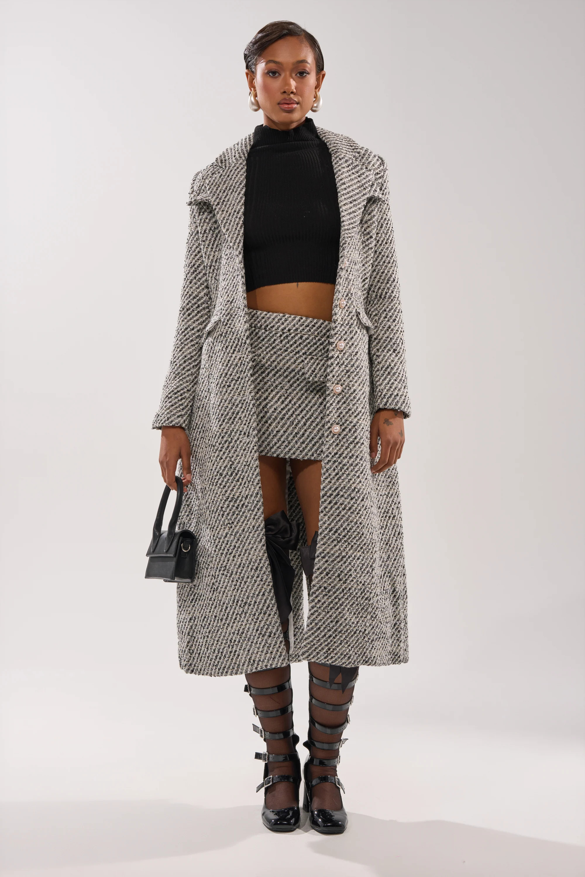 SEVILLE TWEED TRENCH | AKIRA