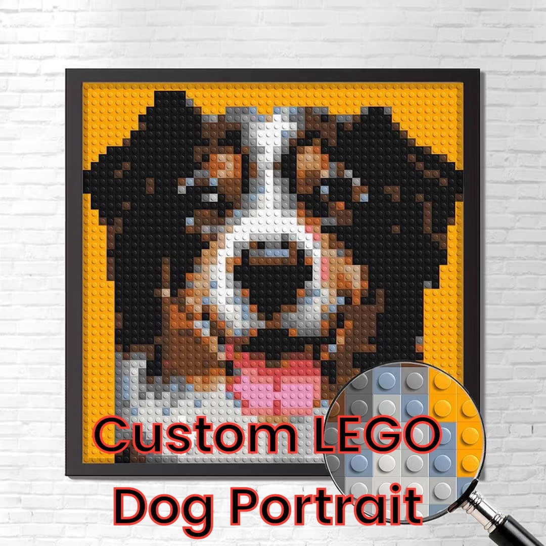 Dog mom or dog dad gift idea! Get this custom, personalized portrait of your dog in a LEGO kit! How fun would this be to put together?!
.
.
.
#dogmom #dogdad #doglover #doggift #legogift #dog #ltkpets #giftsforhim #shopsmall