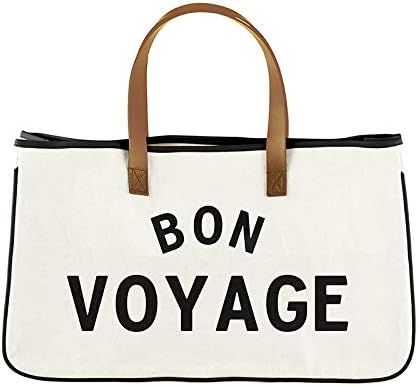 Santa Barbara Designs Canvas Tote - Bon Voyage | Amazon (US)