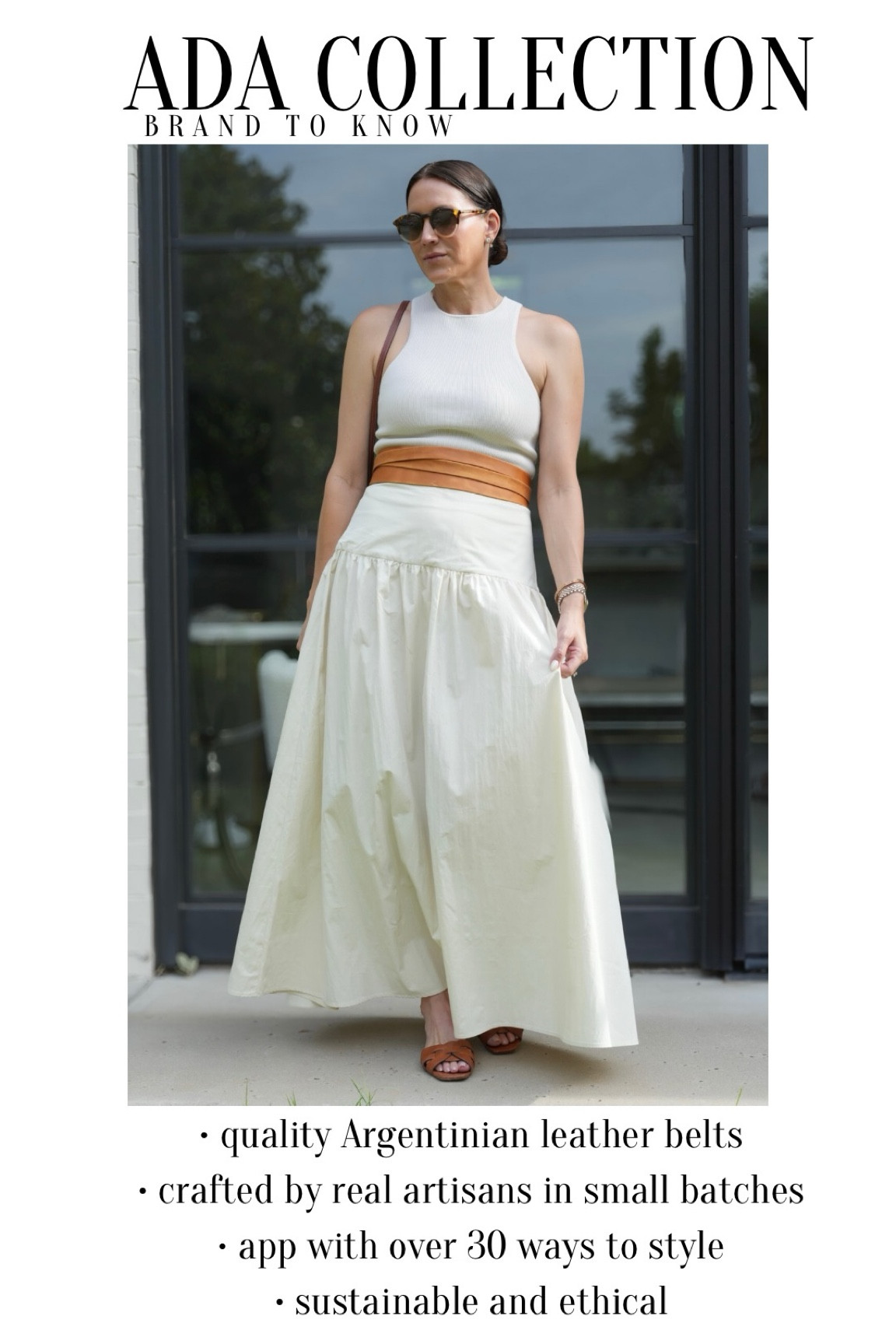 One of my favorite new ways to accessorize my summer outfit is with Ada belts! #ad @adacollection all 25% off currently! 

#LTKVideo #LTKOver40 #LTKSummerSales