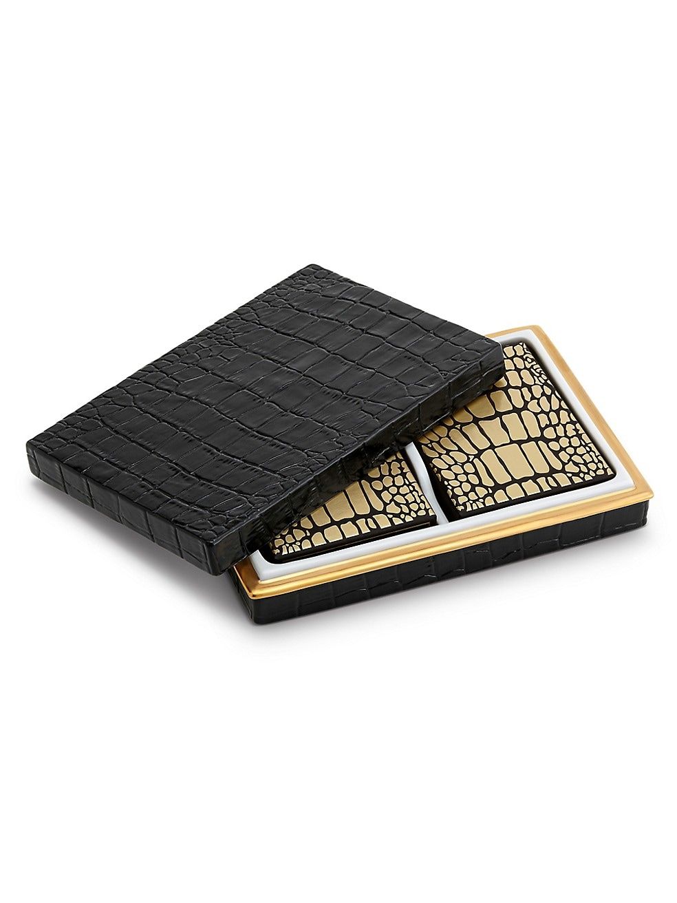 Two Decks Crocodile Playing Cards with Box | Saks Fifth Avenue