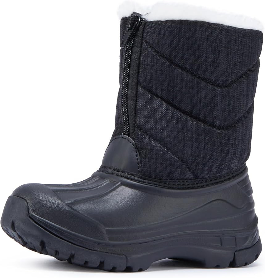 BMCiTYBM Toddler Snow Boots Boys Girls Winter Warm Shoes High Top Outdoor Sneakers for Cold Weath... | Amazon (US)