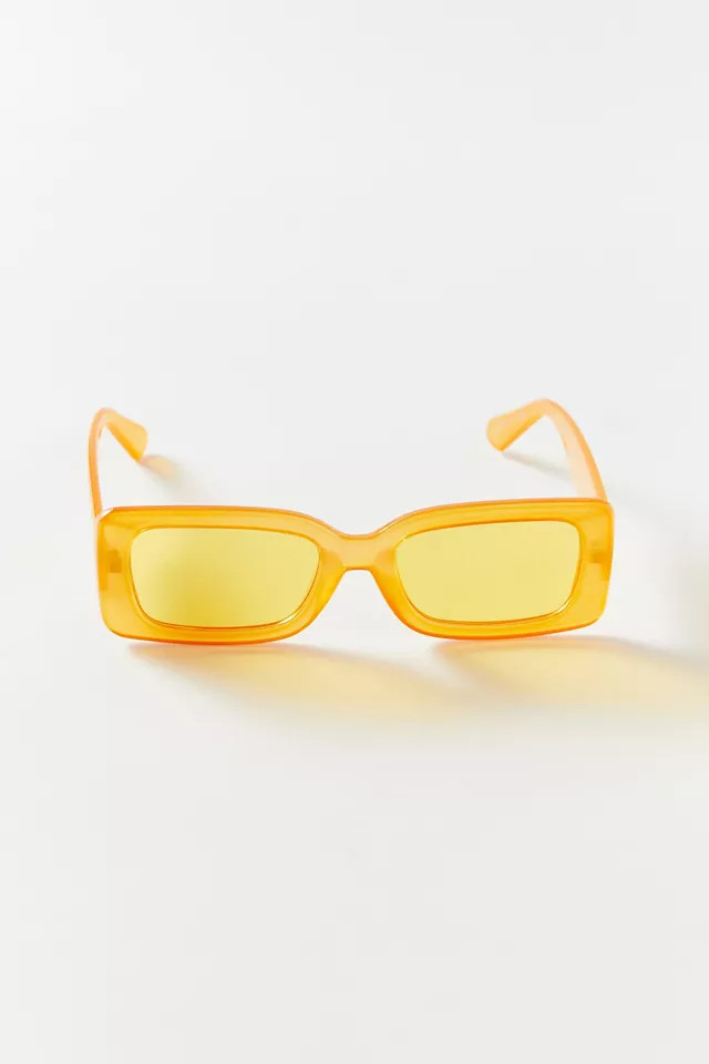 Fairfax Chunky Rectangle Sunglasses | Urban Outfitters (US and RoW)