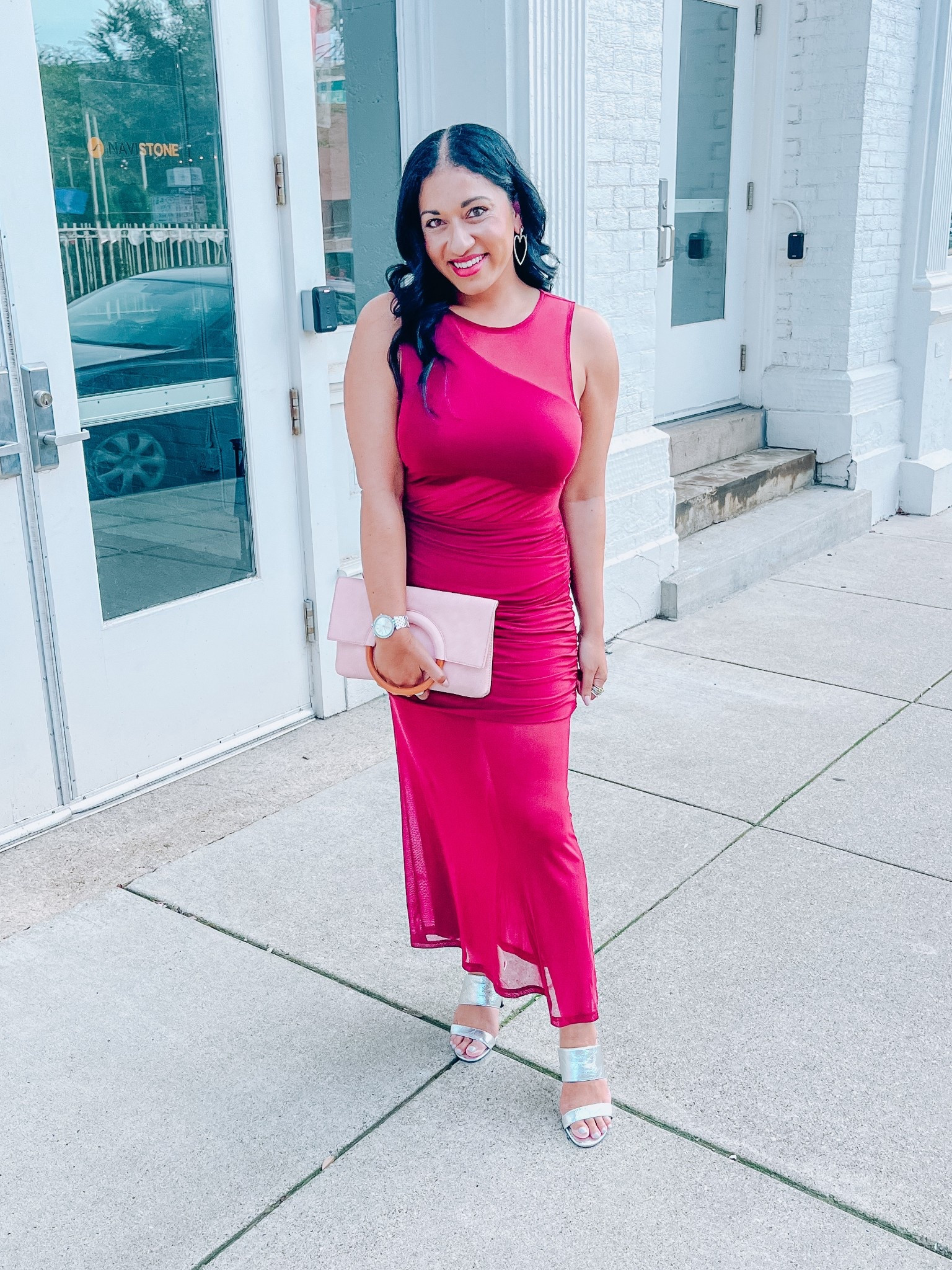 Cupshe dress
Date night dress
Wedding guest dress
Pink dresses 
Silver accessories


#LTKootd #LTKSaleAlert #LTKValentine