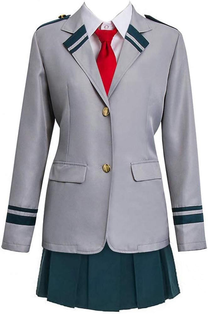 PartyEver My Hero Academia Boku no Hero Cosplay Costume Women's High School Uniform Suit | Amazon (US)