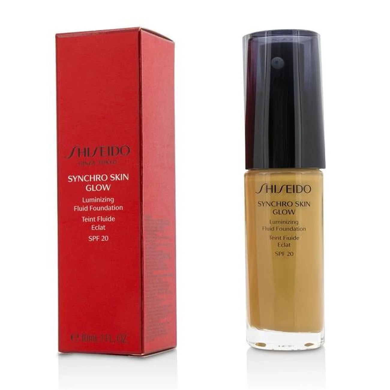 Shiseido  1.0 oz Synchro Skin Glow Luminizing Liquid Foundation, 5 Golden | Walmart (US)