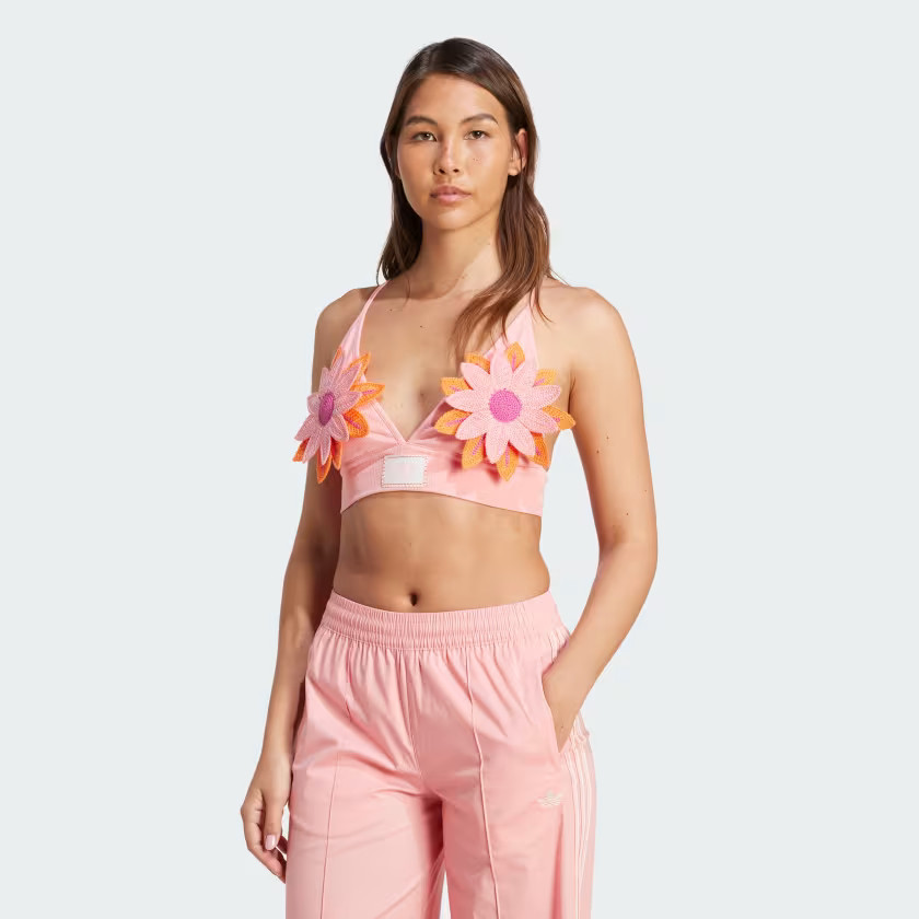 adidas Originals Summer Glow Bralette - Pink | Free Shipping with adiClub | adidas US | adidas (US)