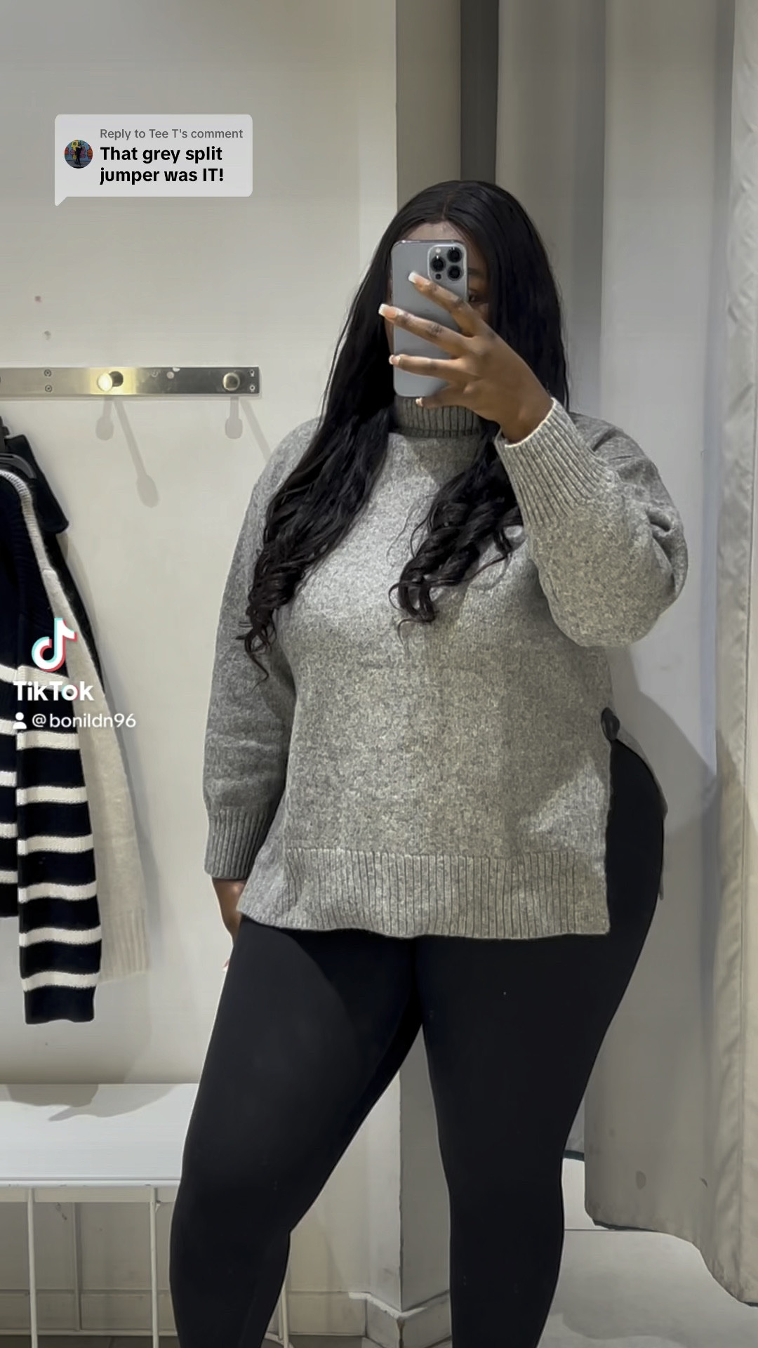 Chunky-knit jumper in a cotton blend with a ribbed polo neck, raglan sleeves, slits in the sides and ribbing at the cuffs and hem. Slightly longer at the back.

#LTKcurves #LTKFind #LTKunder100