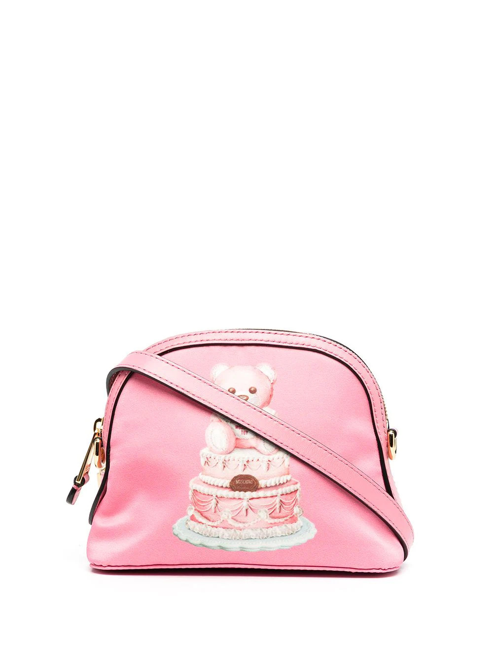 Moschino Cake Teddy Bear crossbody bag - Pink | Farfetch Global