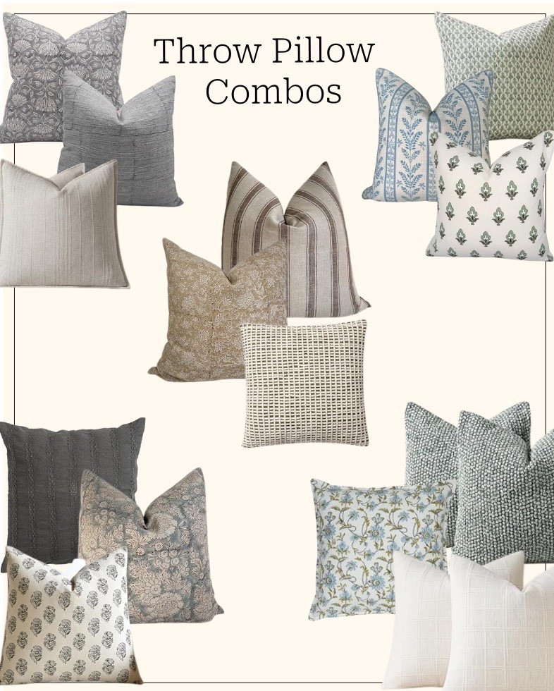 subtle summer throw pillow combos !🐚


.
.
modern farmhouse neutral accent pillows | blue and brown throw pillow combos | green and white pillow combo | affordable home decor | budget friendly decorative accent pillows | luxe for less coastal throw pillows | summer home decor #amazonhome #summerdecor #patiofurniture #outdoorrefresh #mdwsales

#LTKHome #LTKSaleAlert #LTKSeasonal