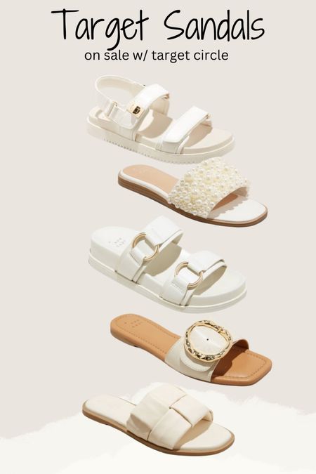 Target Circle
Target sandals
