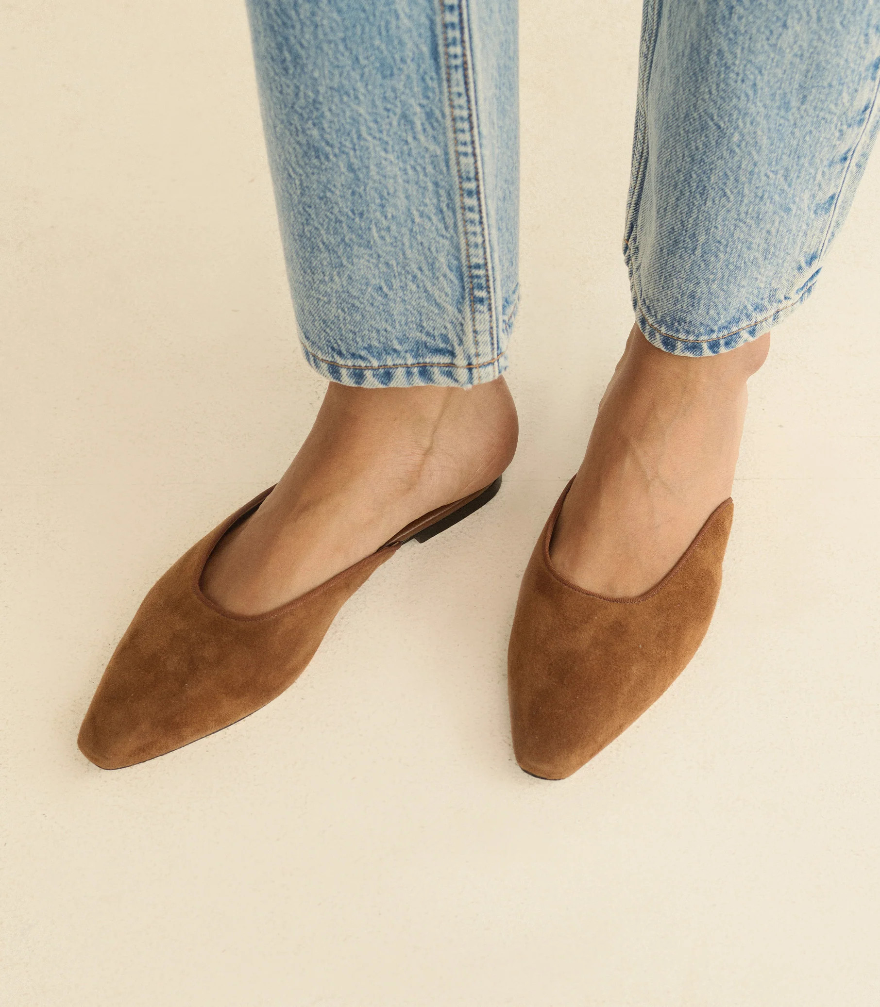 Adair Slide - Tortoise Suede | D\u00d4EN | DOEN