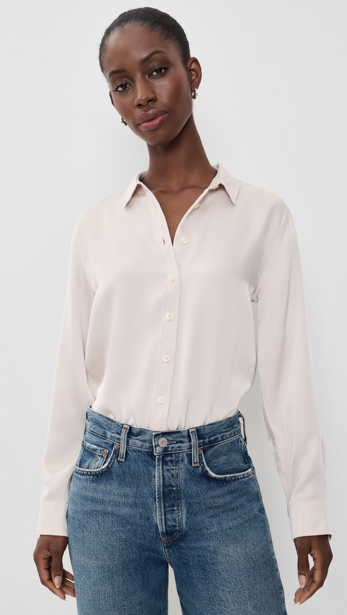 Silky Smooth Button Down Thong Bodysuit | Shopbop