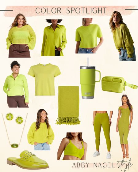 Lime Green 🍁
From neon to dusty—Autumns can add this shade to their closet to create a fun pop of color or wear head to toe! 

#LTKhome #LTKfindsunder100 #LTKstyletip