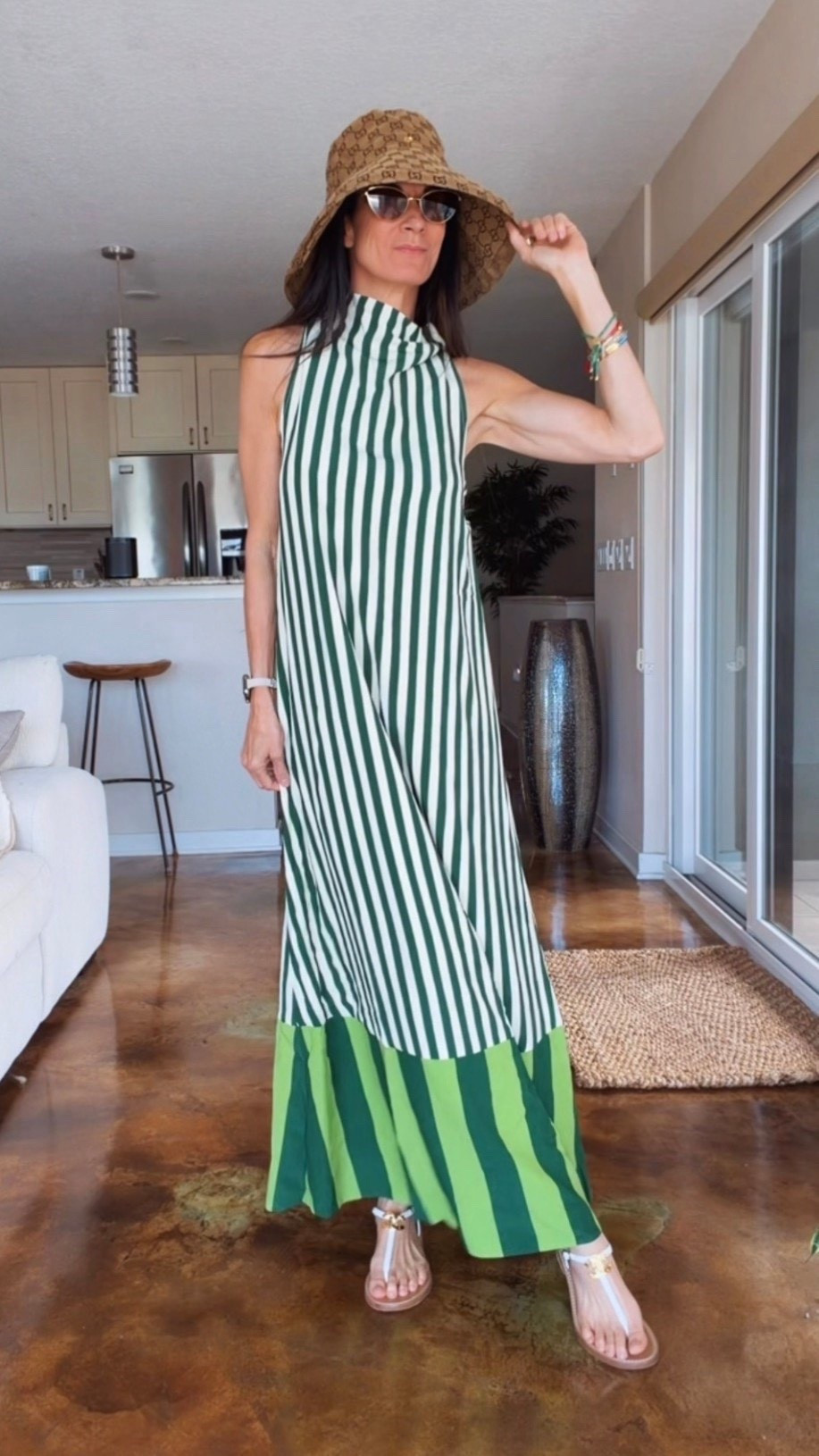 Spring called… and she said wear the dress 💚✨

Flowy, effortless, and just dramatic enough to make an entrance (even if it’s just for a margarita on a Tuesday 😉).

This is one of those throw-on-and-suddenly-you’re that girl outfits… no overthinking required. The stripes, the movement, the whole vibe—it’s giving sunshine, fresh energy, and a fully booked social calendar 🌿🥂

Rewearing it because good outfits deserve a second moment… and honestly, she might be my spring uniform.

Wearing XS

#NicoleColeeStyle #SpringStyle #ResortWear #EffortlessChic #VacationVibes





#LTKdayinmylife #LTKgrwm #LTKootd